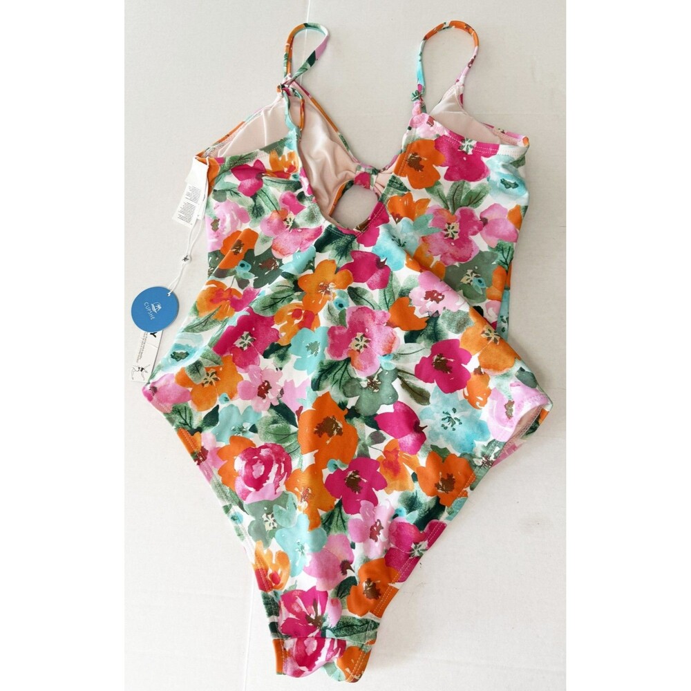 NWT NEW Women's One Piece Swimsuit Bundle Lot of 2 Tummy Control sz. Medium - Picture 7 of 15